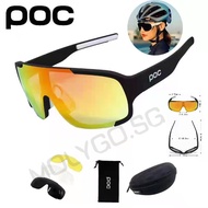 POC Aspire 4 Lens Mountain Bike Glasses Sport Cycling Sunglasses Goggles with 4 lenses Eyewear