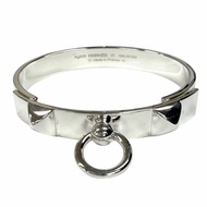 Excellent condition ★ HERMES Collier de Chien bracelet, ST AG925, made in 2019. Silver bangle access