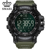 Smael 1617B Chronograph Watch For Men Sport Shot Watch Multifunction 50M Waterproof LED Digital Watc