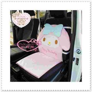 小花花日本精品♥ Hello Kitty 美樂蒂 汽車椅墊 前座汽車椅墊 椅套 座墊 粉色緞帶88927602