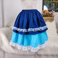 KATUN Skirt lacebiru lace skirt lace skirt lace skirt midi blue skirt