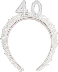 40th Birthday Decorations for Women 40th Birthday Headband Happy 40th Birthday Accessories