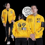 Jaket Bomber Bgsr Kuning Baru / Jaket Nascar / Jaket Bomber