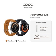 OPPO Watch X / Up to 100 Hours in Smart Mode / Precision Dual Frequency GPS / 1+1 Year Extended Warr