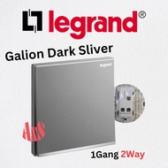 Dark Sliver - Legrand Galion Switches 13A 15A Switch Socket Multi Socket 1Gang 2Gang 3Gang 4Gang 1Wa
