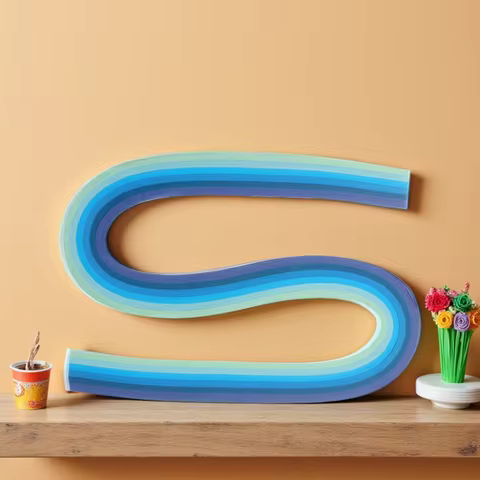 120pcs Quilling Strips Paper 3mm/5mm Origami Paper Quilling Strip Mixed Color for Art DIY Hand Craft