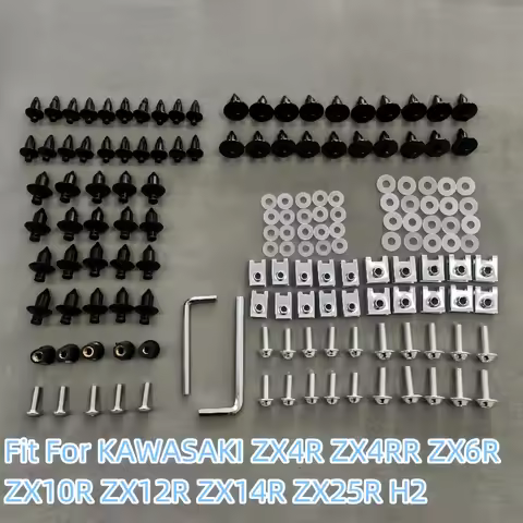 Fairing Bodywork Kit Bolts Screws Fit For KAWASAKI ZX4R ZX4RR ZX6R ZX10R ZX12R ZX14R ZX25R H2