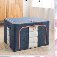 STORAGE BOX 66 liters steel frame Double Zipper Large Box 66L Multipurpose Storage/ Multipurpose Box