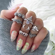 Combo 7 vintage silver rings - photo 05-7