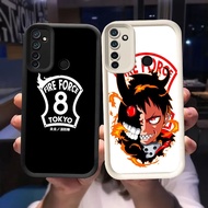 O-62 Fire Force Tokyo Casing for Realme Narzo 20A C3 5 5s 6i 5i 10A 10 Black and White