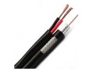 สายเคเบิลสำหรับกล้องวงจรปิด สายกล้องวงจรปิด 100 เมตร RG6+power