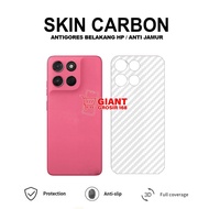 MOTO G57 POWER MOTO G67 POWER MOTO G06 POWER MOTO G86 POWER SKIN CARBON 3D ANTI-SCRATCH BACK CARBON 