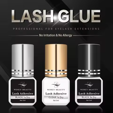 Winky Beauty 1 Second Fast Drying Strong False Eyelash Extension Glue Adhesive Retention 5-7 Weeks L