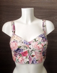 麻文胸，緊身胸衣，露臍上衣