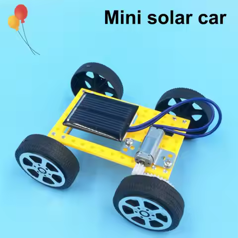 Assemble Solar Car Model Kids Toys Educational Prop Vehicle Project Teaching Plaything Solar Powered