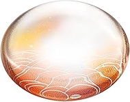 Sunlife O-00866 Chopsticks Rest Glass, 1.8 x 2.0 inches (4.5 x 5 cm), Twilight, Orange, Made in Japa