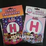 LOL BANNER / LOL HAPPY BIRTHDAY BANNER / LOL HBD BANNER