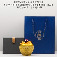 Small Copper Notes Copper Gold Nail Copper Cylinder Decoration Brass Rice Cylinder Office Living Roo