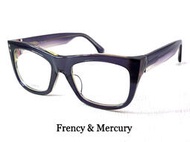 【本閣】Frency&amp;Mercury BAHAMAS RUM日本賽璐珞手工光學眼鏡大方框透明灰 effector丸山正宏
