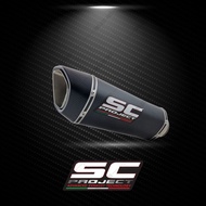 SC-Project ท่อไอเสียสำหรับ  HONDA CBR1000RR-R 2020 | SC1-R Muffler Carbon with Carbon fiber end cap