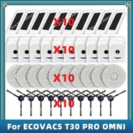 ECOVACS Deebot T30 Pro Omni Vacuum Cleaner Accessories Side Brush Hepa Filter Mop Cloth Dust Bag