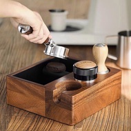 DDORIAไม้กรองกาแฟ Tamper Holder Portafilter Stand Home Kitchen Cafe Machine อุปกรณ์เสริม