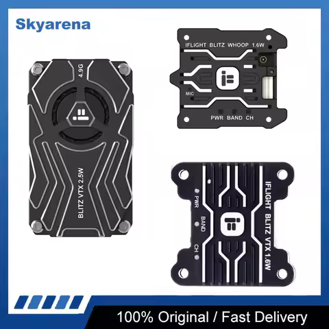IFlight BLITZ Whoop 5.8G/4.9G 2.5W/1.6W VTX 40CH Raceband Built-in Microphone CNC Shell Cooling Fan 