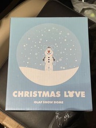 Bearbrick Olaf 水晶球 Christmas 編號 45/500