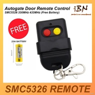 ♣❄◘Autogate Door Remote Control SMC5326 330MHz 433MHz Auto Gate (Free Battery)