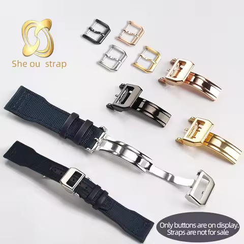 Stainless Steel Watch Buckle For IWC PILOT'S WATCHES PORTUGIESER PORTOFINO High Quality Steel Buckle