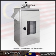 SINGLE PHASE OUTDOOR HOUSING METER METAL BOX FIBER BOARD TNB / 3 PHASE ELECTRICAL CLAD KOTAK BESI EL