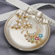 Julliette ☀ Bros Jilbab faux Diamond / Brooch Pearl Mutiara Berlian Mewah / Bros Hijab