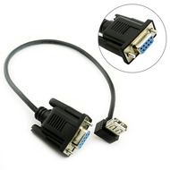 【YAFEXBAG】R 32 DB9 Female to USB 2.0 Female Serial Cable Adapter Converter 9.8inch 25cm