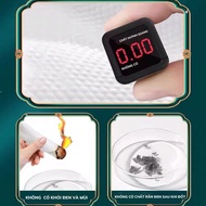 Minaier Green Multi-Purpose Dry Face Towel Convenient Wall-Mounted Retractable 600g Bag Larger Towel