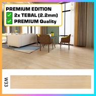 [BOX] DIY HOMIE VINYL FLOORING SELF ADHESIVE (WITH GLUE) 36keping 54sqft WOODEN/WATERPROOF/MURAH