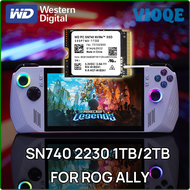 VIOQE SN740ดิจิทัลตะวันตก WD SSD 1TB 2TB NVMe PCIe 4.0X4อ่าน5150เมกะไบต์/วินาที2230ม. 2สำหรับดาดฟ้าไอน้ำ Rog Ally แล็ปท็อปและแท็บเล็ตพื้นผิว GPD AVXCV