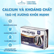 Viên uống Fecalpro Forte hỗ trợ bổ sung Canxi hữu cơ, khoáng chất giúp xương khỏe mạnh (30 viên) - N