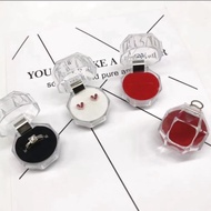 Ring Box Cincin & Acrylic Ring Box Jewellery Box Earring & Bracelet Storage Pendants Jewellery Box J