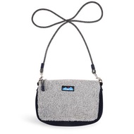 【西雅圖 KAVU】So Snuggy 拼接毛毛側背包 博爾德藍 #9467