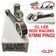 CON ROD RACING SIZE 97MM EX5 DREAM WAVE 100 PIN ROD 22MM CL LEE AUTO CONNECTING ROD 97L PIN 22