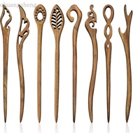 Chuangdi 8 Pieces Wooden Hair Sticks Japanese Hair Chopstick for Women Bun Maker, Chinese Chopstick 