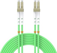 Buacoz 7.5Meters 25ft LC/UPC-LC/UPC 40/100GB Multi-Mode Fiber Optic Cable LC to LC OM5 LC-LC 10 Giga