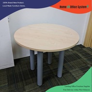 4 Feet Round Shape Meeting Discussion Table (120 cm x 120cm x 75cm) - Home And Office System - TT Se