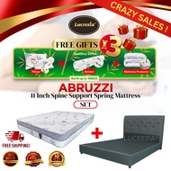 Free Shipping Lucrezia Abruzzi 11 inch Spine Support Spring Mattress Tilam King Queen Single