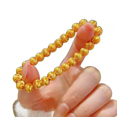 24K Gold AU999 Cat's Eye Heart Bracelet Women's - Premium gold-set cat's eye, timeless heart, matche