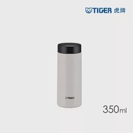 TIGER虎牌 夢重力超輕量旋蓋不鏽鋼保溫杯 350ml(MMZ-W035) 鷲白