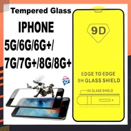 IPHONE TEMPERED GLASS 5D/6D/9D 5/6/6+/7/7+/8/8+