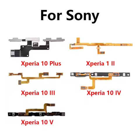 For Sony Xperia 10 Plus Xperia 10 II Xperia 10 III Xperia 10 IV Xperia 10 V Power Flex Cable Replace