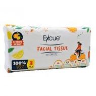 Excue Orange Scented Soft Pack Tissue 3-Ply