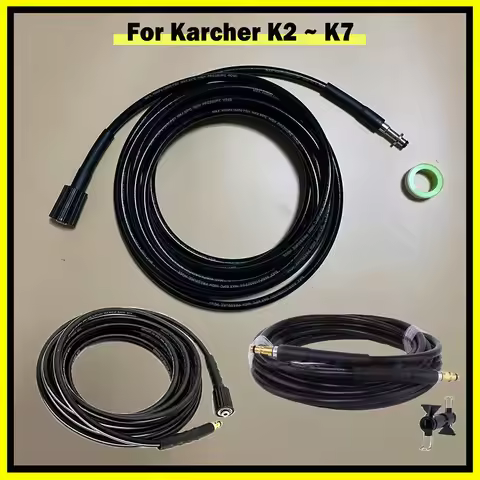 2~40M High Pressure Washer Hose For Karcher K2-K7 Gun Snow Foam Lance Pipe Cord Car Washer Water Cle